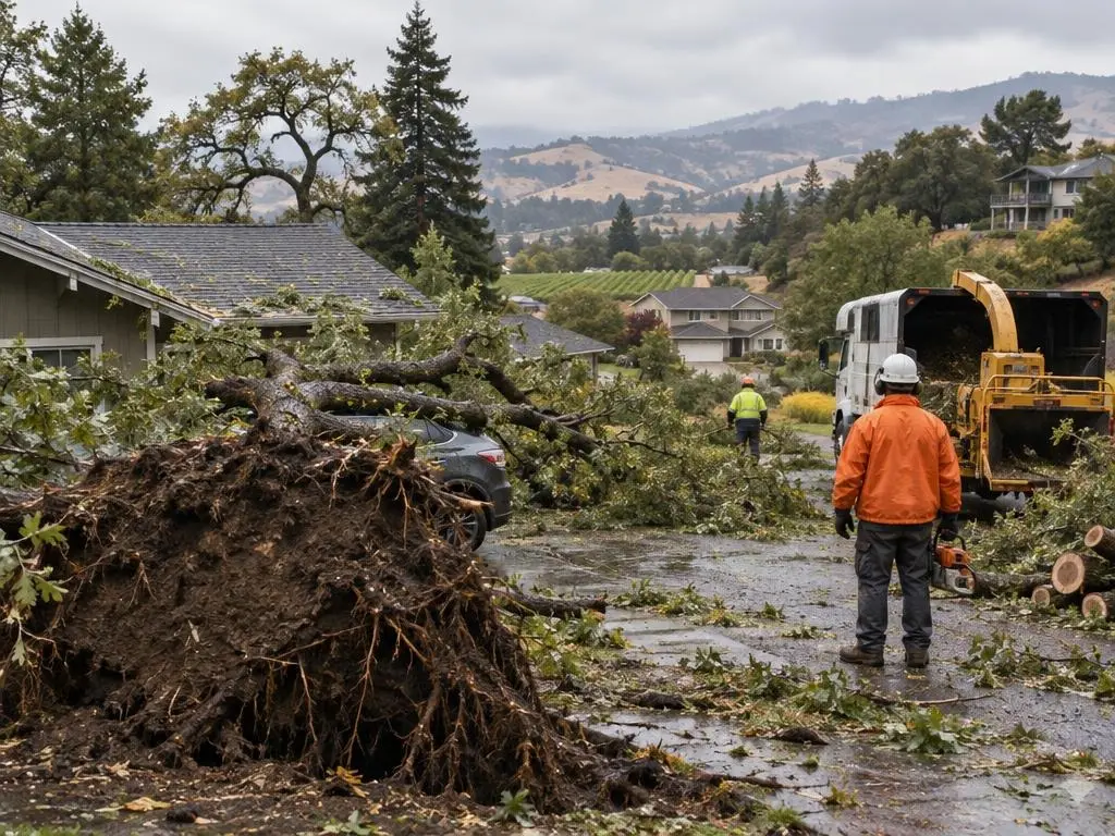 Emergency Storm Tree Removal in Santa Rosa, CA